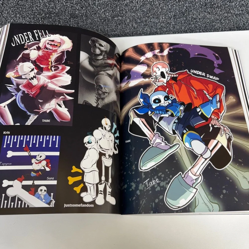 Gamers for Good Presents Undertale Fan Art Book Charity Kickstarter 1st Edition